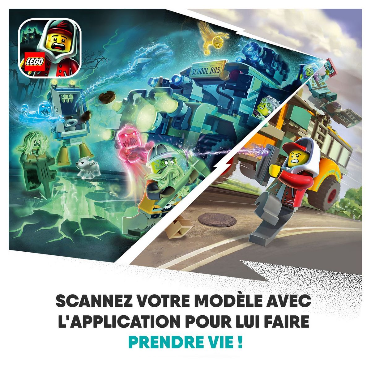 LEGO Hidden Side 70423 - Le bus scolaire paranormal