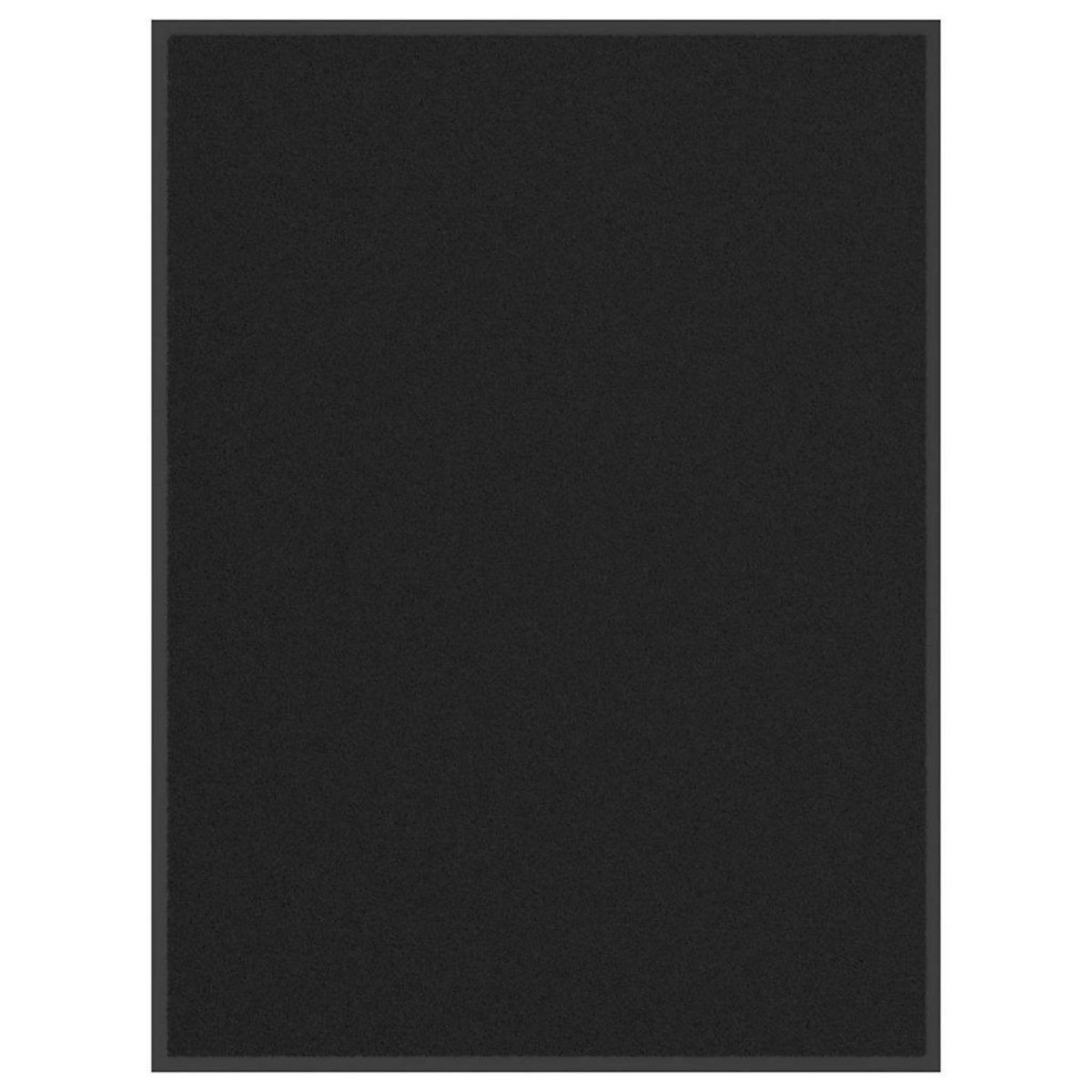 VIDAXL Paillasson noir 90x120 cm