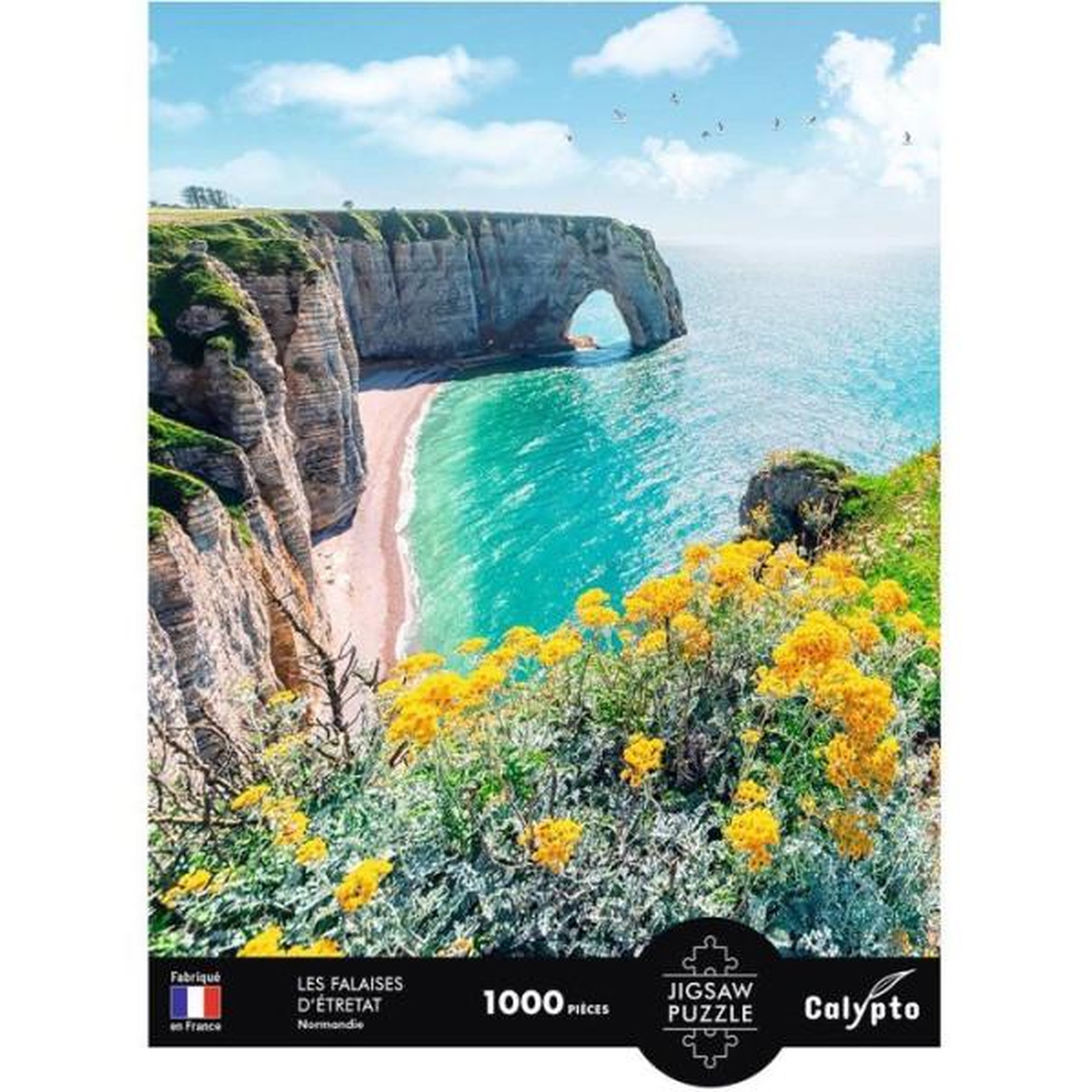 Voir la diapositive 3 : Sentosphere Puzzle - sentosphere - calypto - 1000 pieces - les falaises d'etretat - normandie - toucher soyeux - des 9 ans