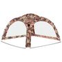 Voir la diapositive 5 : VIDAXL Tente de reception avec LED et 4 parois 3,6x3,6x2,3m Camouflage