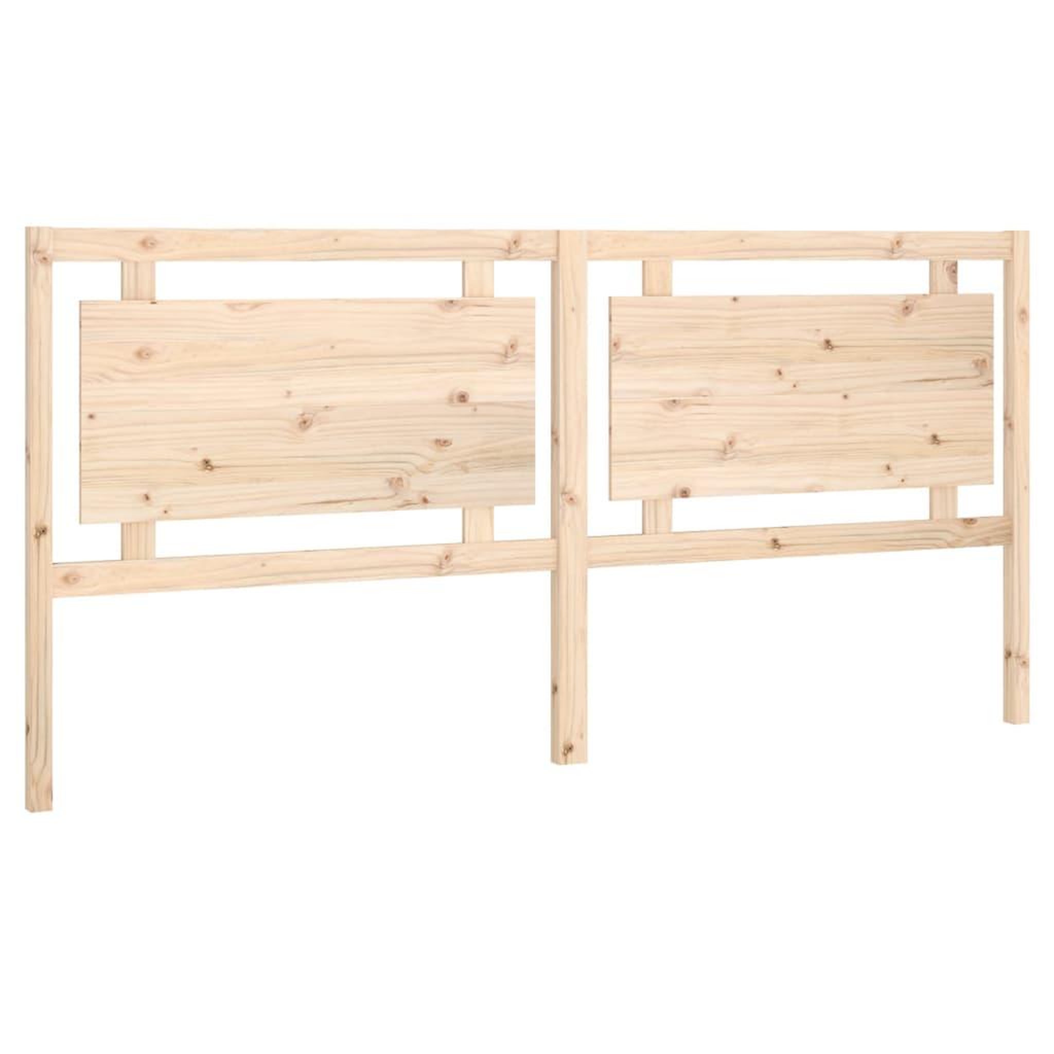 Voir la diapositive 2 : VIDAXL Tete de lit 205,5x4x100 cm Bois massif de pin