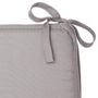 Voir la diapositive 2 : ATMOSPHERA Galette de Chaise  Micro  39x39cm Gris