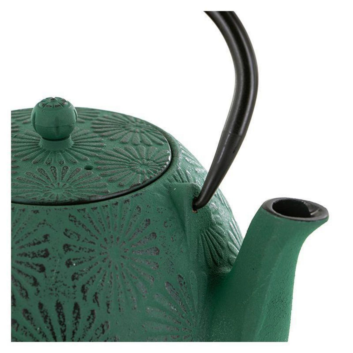 Aromandise Théière en fonte Hanami vert émeraude - 1,2 L