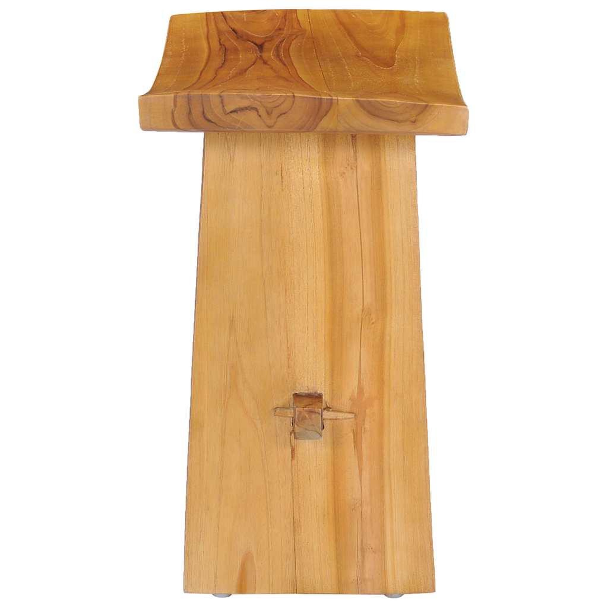 Voir la diapositive 3 : VIDAXL Tabouret bois de teck massif