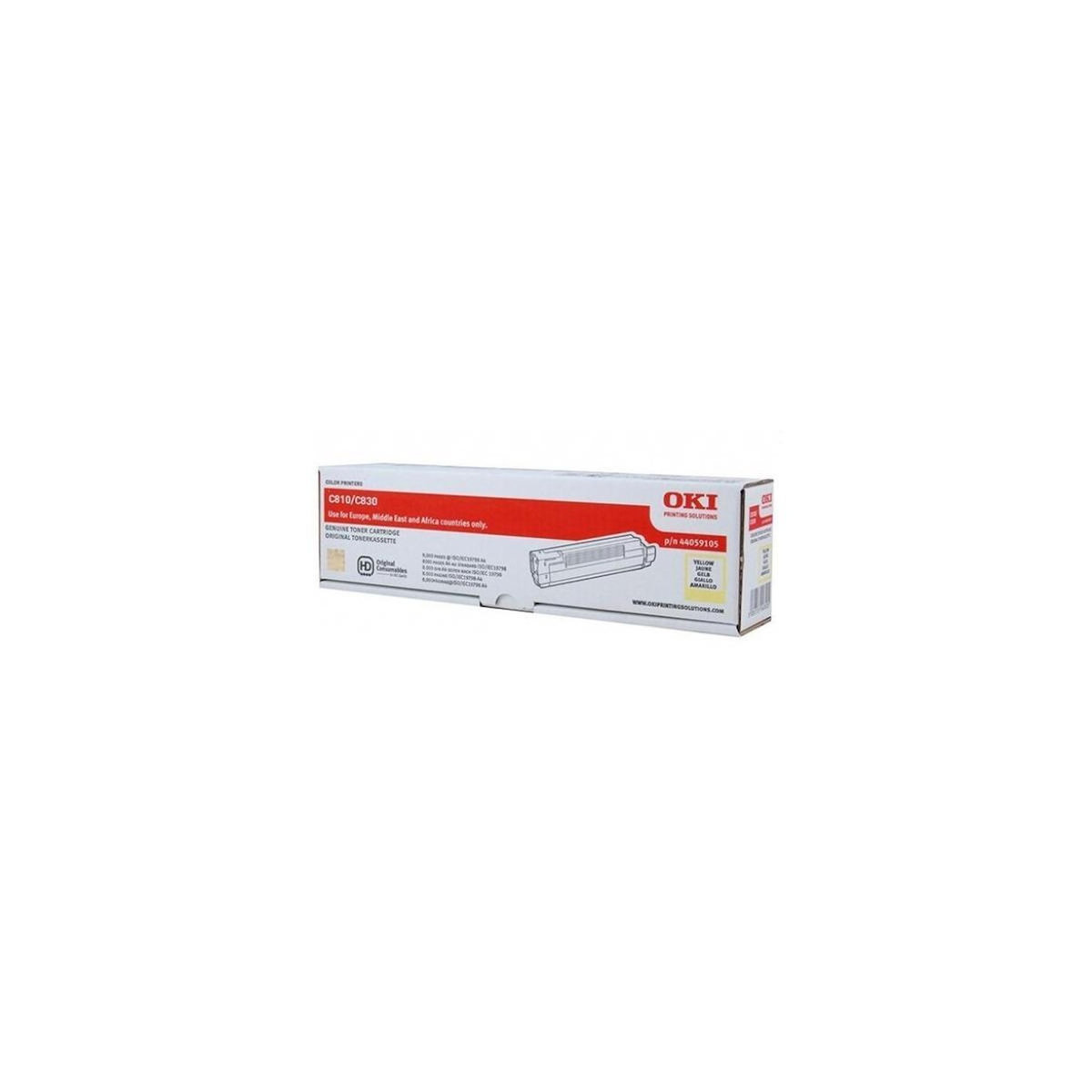 Oki Oki Toner C 810 Yellow Gelb 8k (44059105)