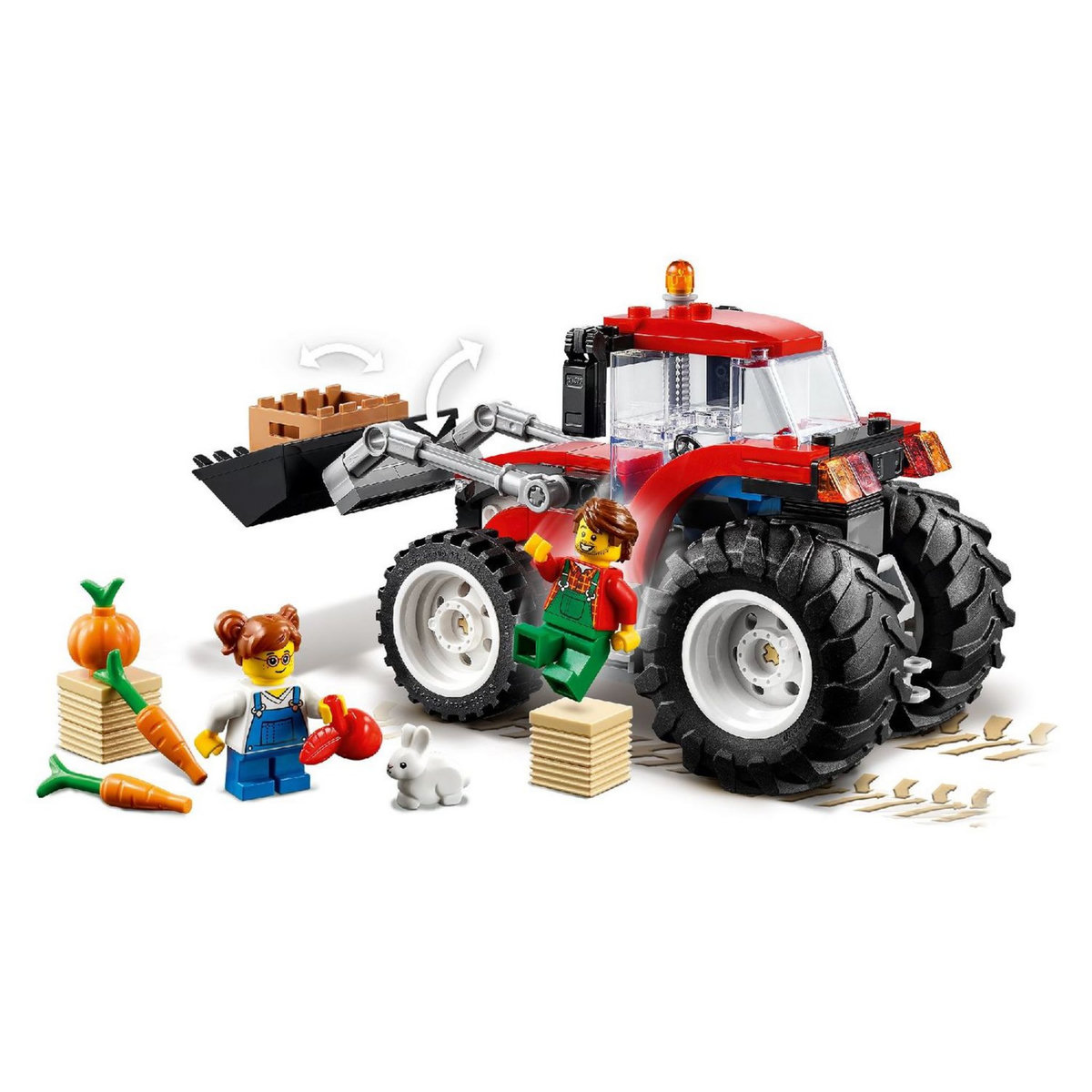 LEGO City 60287 - Les Super Véhicules Le Tracteur, Set de Construction, Jouet Ferme, Cadeau pour Enfants dès 5 ans
