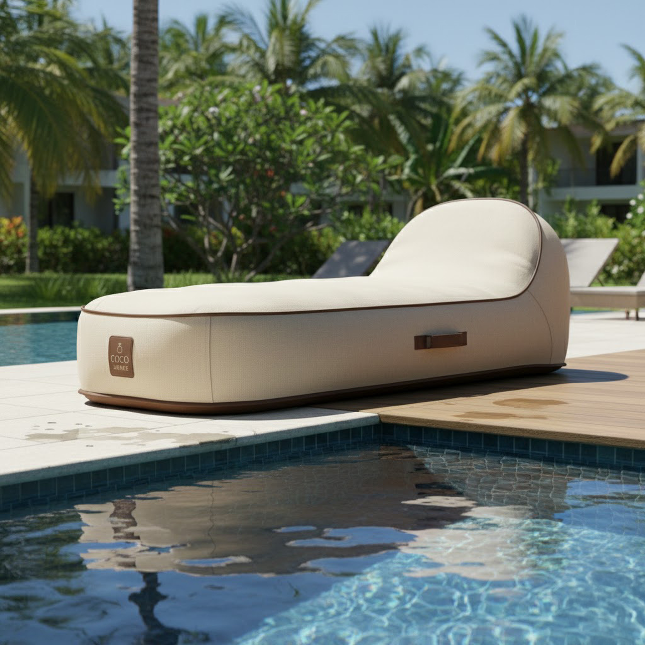 Voir la diapositive 3 : COCO LOUNGE Coco Lounge Transat gonflable PALMA - Plusieurs coloris disponibles