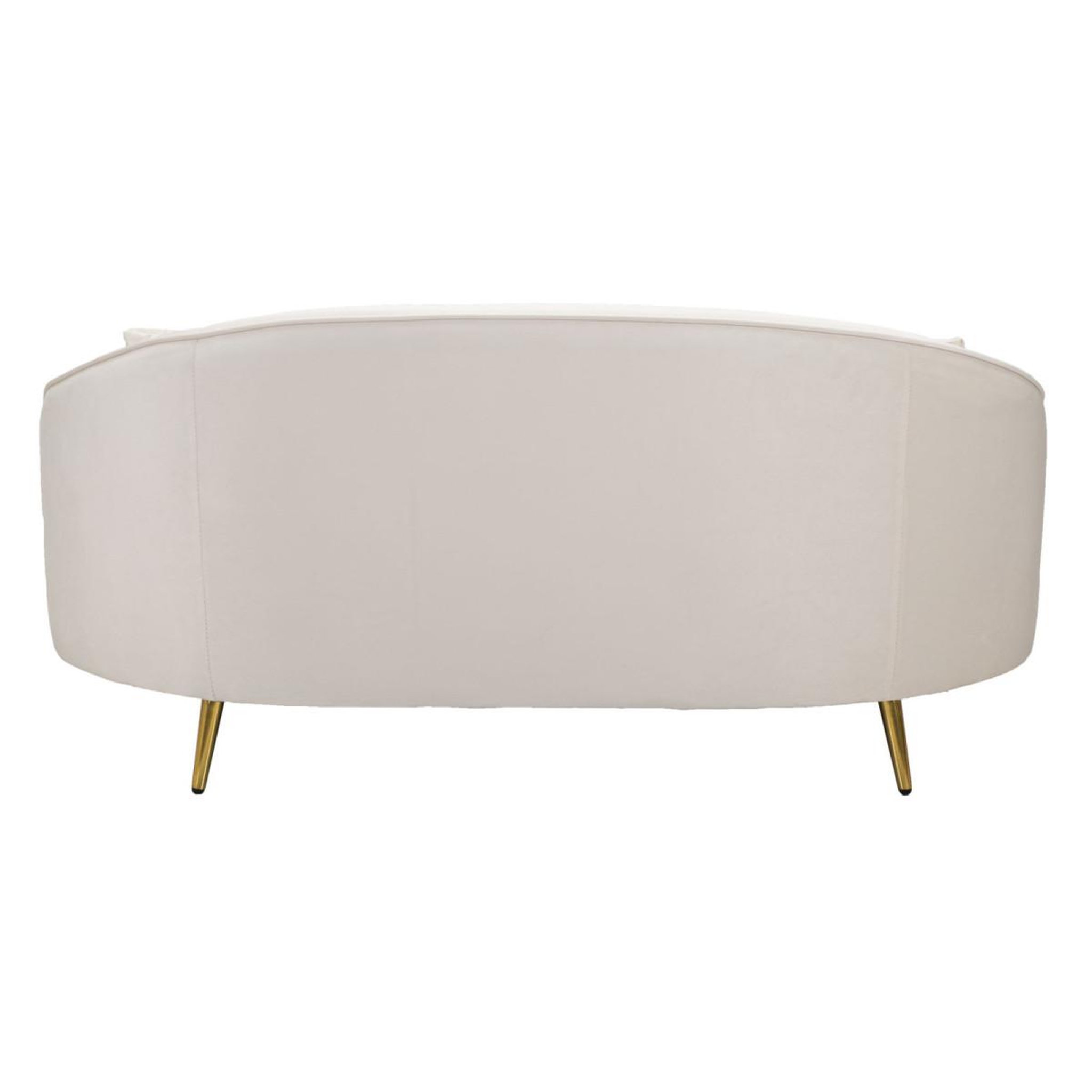 Voir la diapositive 4 : Paris Prix Canapé 2 places en tissu  oslo  148cm crème
