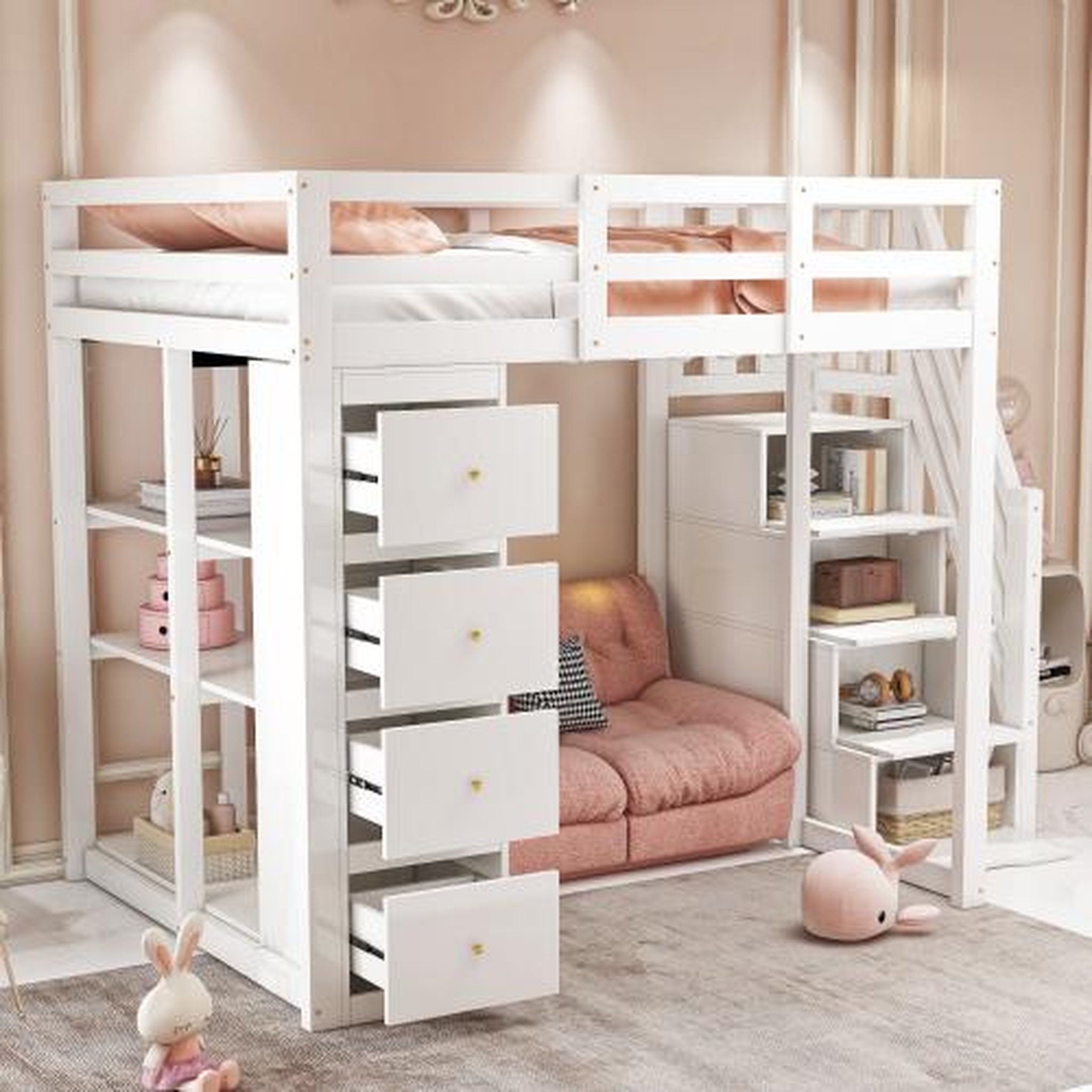 Voir la diapositive 5 : MERAX Lit mezzanine enfant