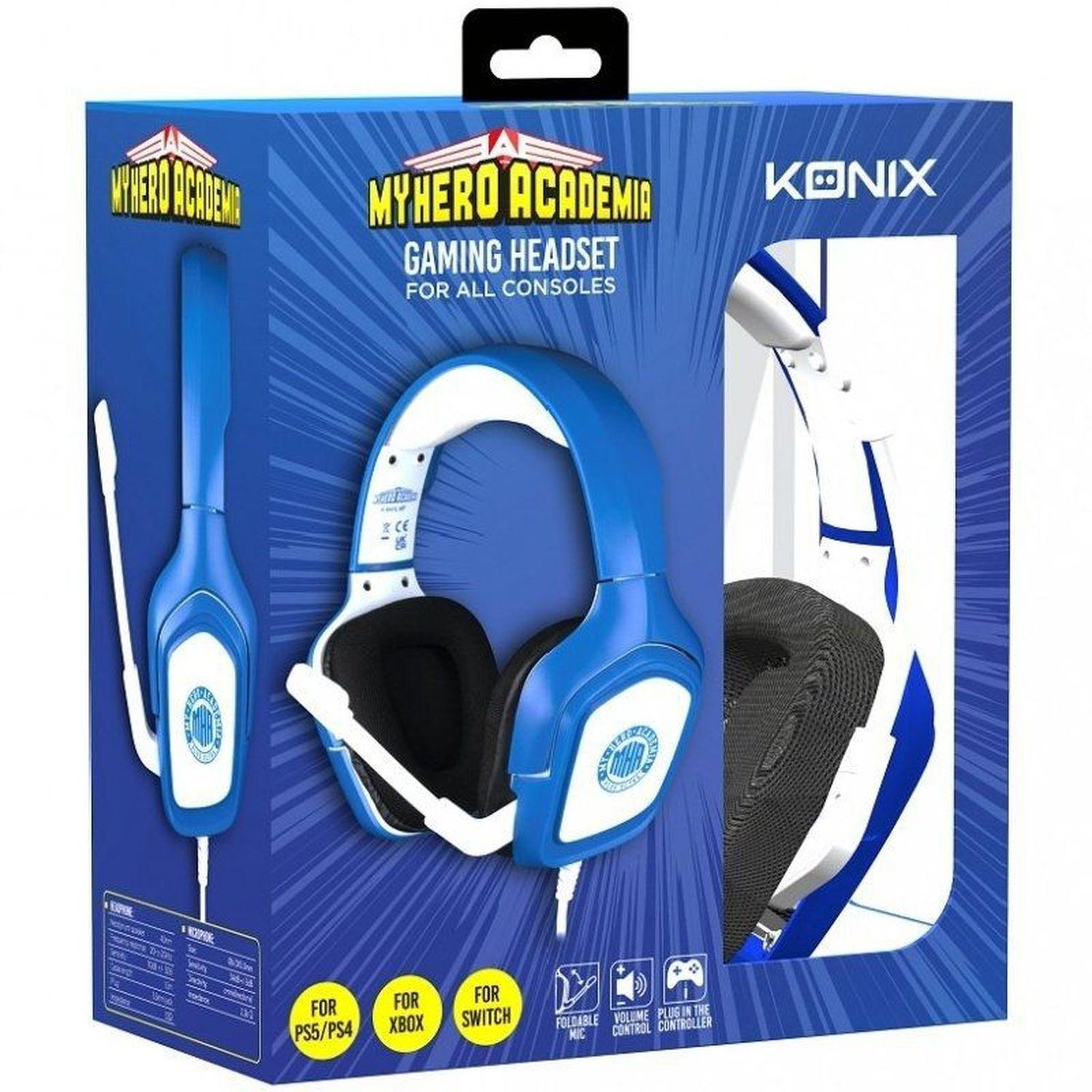 Voir la diapositive 4 : Casque Gaming My Hero Academia Multiplateforme
