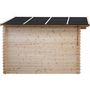 Voir la diapositive 4 : Habitat et Jardin Abri de jardin en bois 14m²  Oz  - 388 x 298 x 225 cm - 28 mm