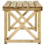 Voir la diapositive 3 : VIDAXL Table de jardin 160x79x75 cm Bois