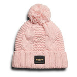 Calvin Klein Bonnet  Femme  Superdry Cable Knit Beanie. Coloris disponibles : Rose