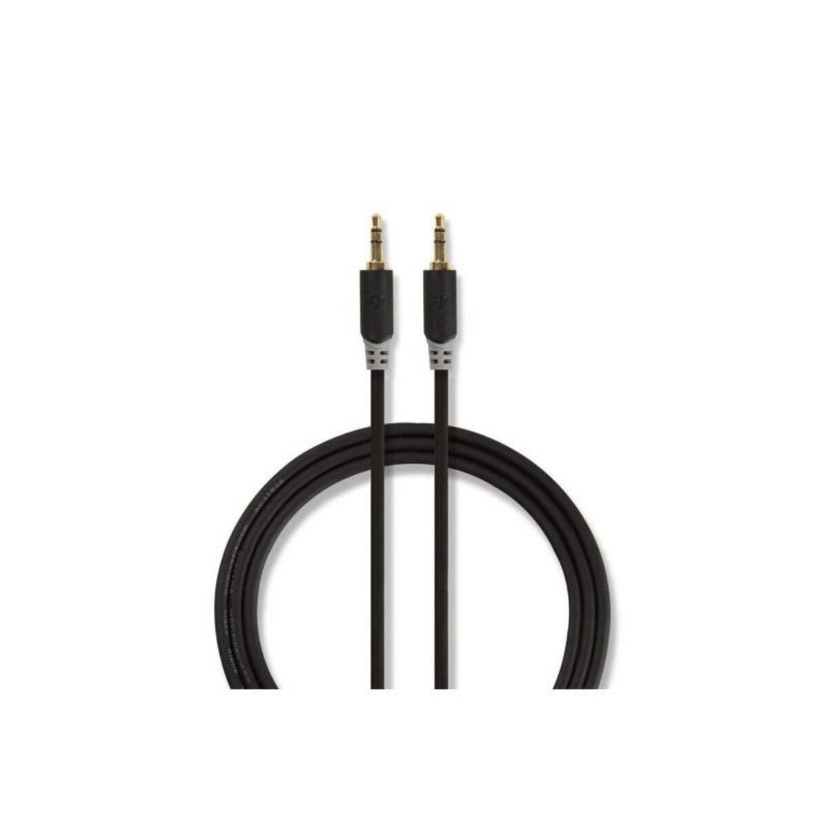 NEDIS Câble audio stéréo 3.5 mm Mâle | 3.5 mm Mâle | Plaqué or | 10.0 m | Ron NEDIS - CABW22000AT100
