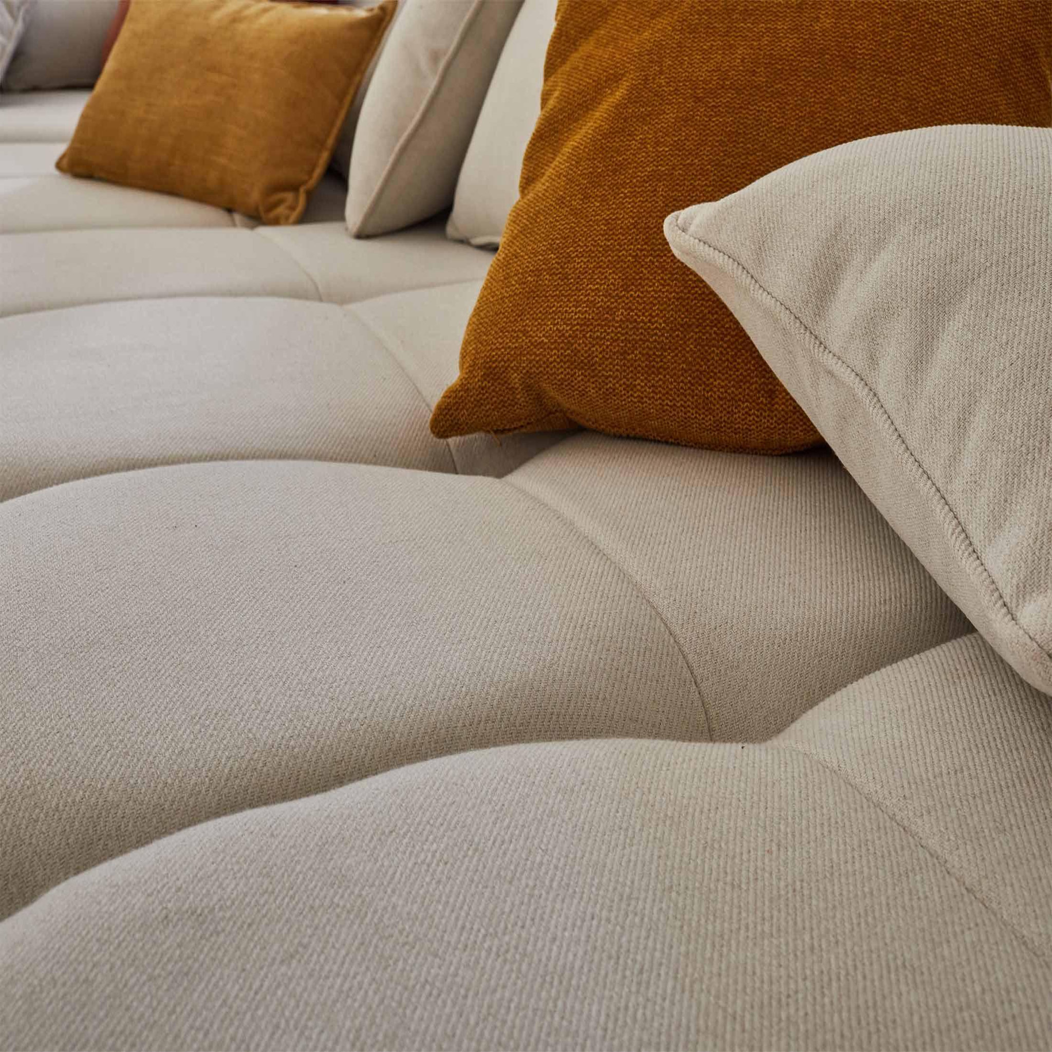 Voir la diapositive 2 : LISA DESIGN Caracas - canapé modulable d'angle gauche - 4 places - en tissu