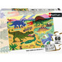 Voir la diapositive 2 : Nathan Puzzle 60P Les dinosaures du cretace