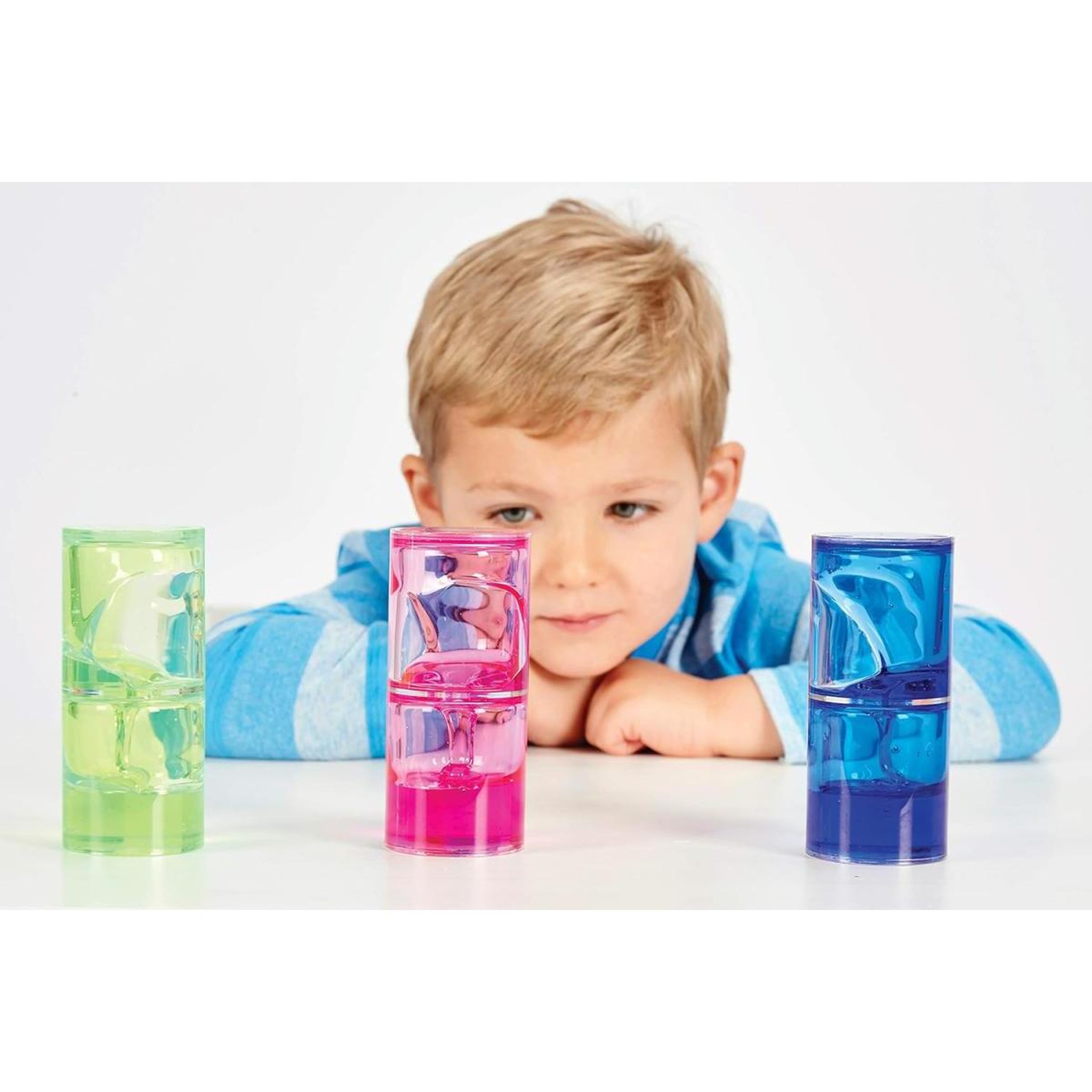 Voir la diapositive 2 : TICKIT Ensemble de tubes de limon sensoriel - 3 pièces