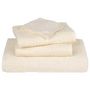 Voir la diapositive 4 : VIDAXL Serviettes de douche 2 pcs crème 70x140 cm 360 g m² 100% coton