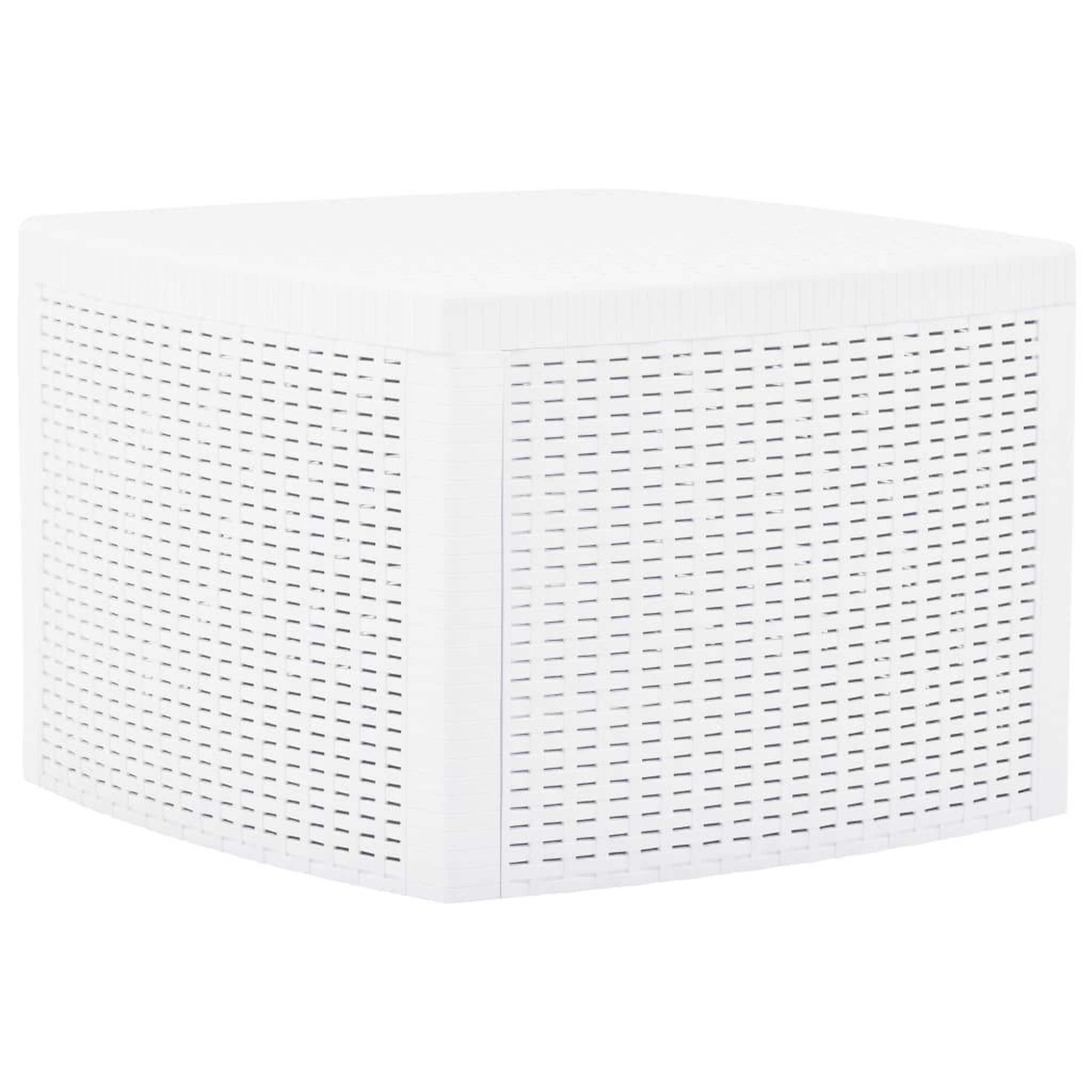 VIDAXL Table d'appoint Blanc 54x54x36,5 cm Plastique