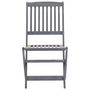 Voir la diapositive 5 : VIDAXL Chaises pliables d'exterieur lot de 6 et coussins Bois d'acacia