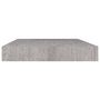 Voir la diapositive 5 : VIDAXL Etagere murale flottante gris beton 50x23x3,8 cm MDF