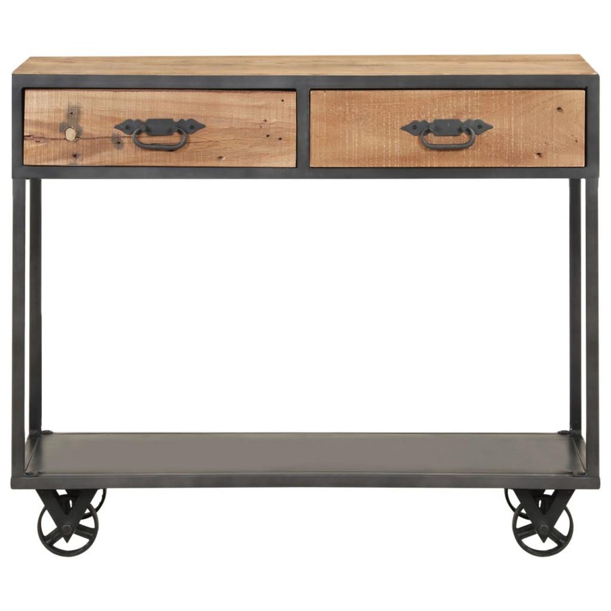 VIDAXL Table console 90x35x74 cm Bois de recuperation massif