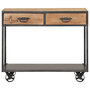 Voir la diapositive 3 : VIDAXL Table console 90x35x74 cm Bois de recuperation massif