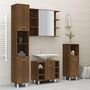 Voir la diapositive 3 : VIDAXL Armoire de bain Chene marron 30x30x179 cm Bois d'ingenierie