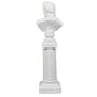 Voir la diapositive 4 : Paris Prix Statue en Magnésie  Buste  63cm Blanc