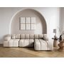 Voir la diapositive 1 : LISA DESIGN Ruby - canapé modulable d'angle droit 4 places en velours texturé