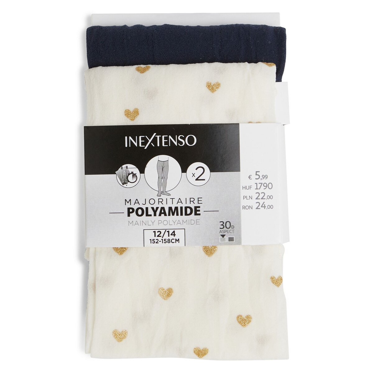 Lot de chaussettes fille 27/30 - In Extenso (Auchan) - 6 ans