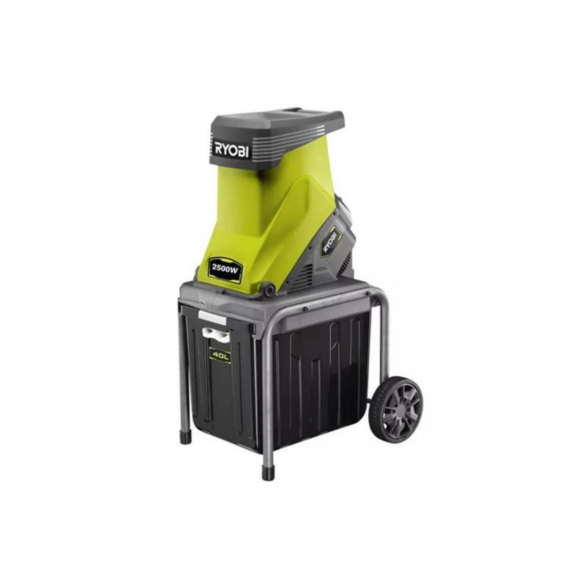 Ryobi Pack RYOBI Broyeur de végétaux 2500W RSH2545B - Jeu de 2 lames pour broyeur RAC351