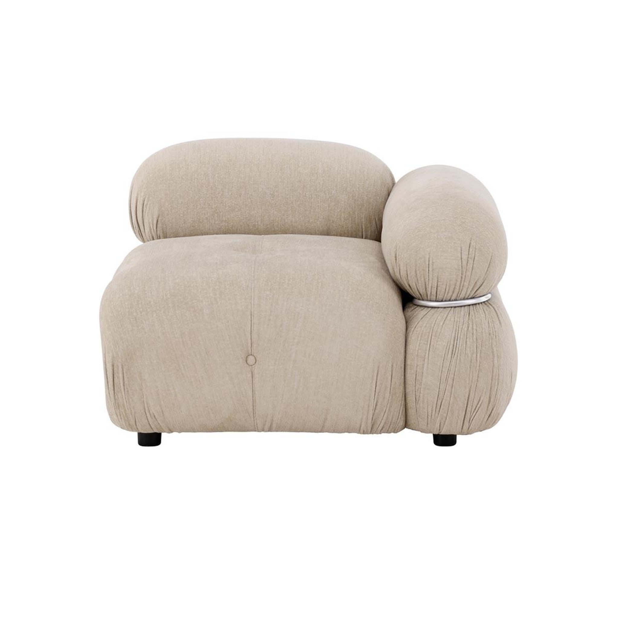 Voir la diapositive 2 : Paris Prix Module canapé d'angle gauche  mika  95cm beige