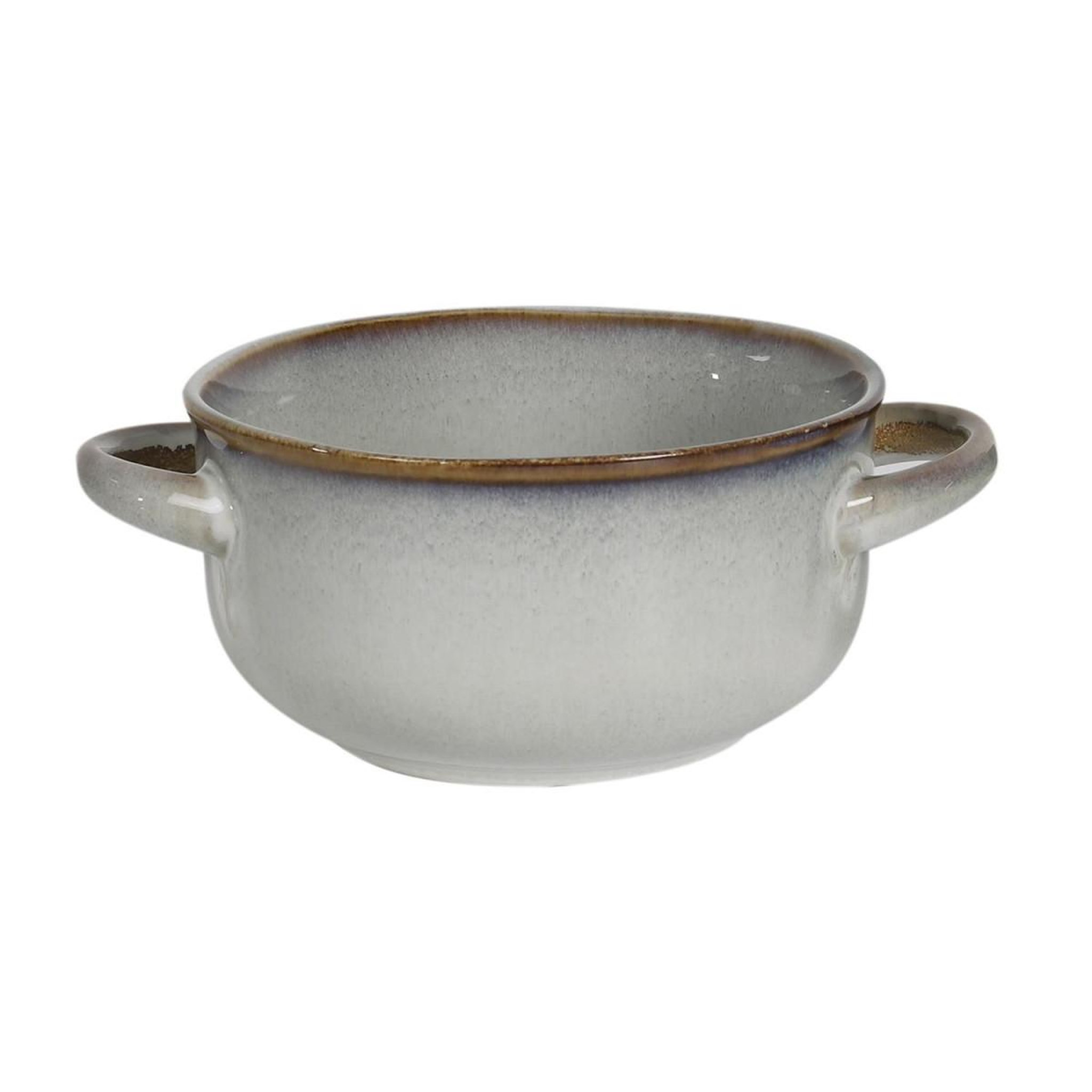 Voir la diapositive 2 : The Home Deco Factory Lot de 6 bols à soupe  au grès du temps  14cm gris