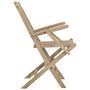 Voir la diapositive 5 : VIDAXL Chaises de jardin pliantes lot de 2 gris 56x61x89cm bois teck