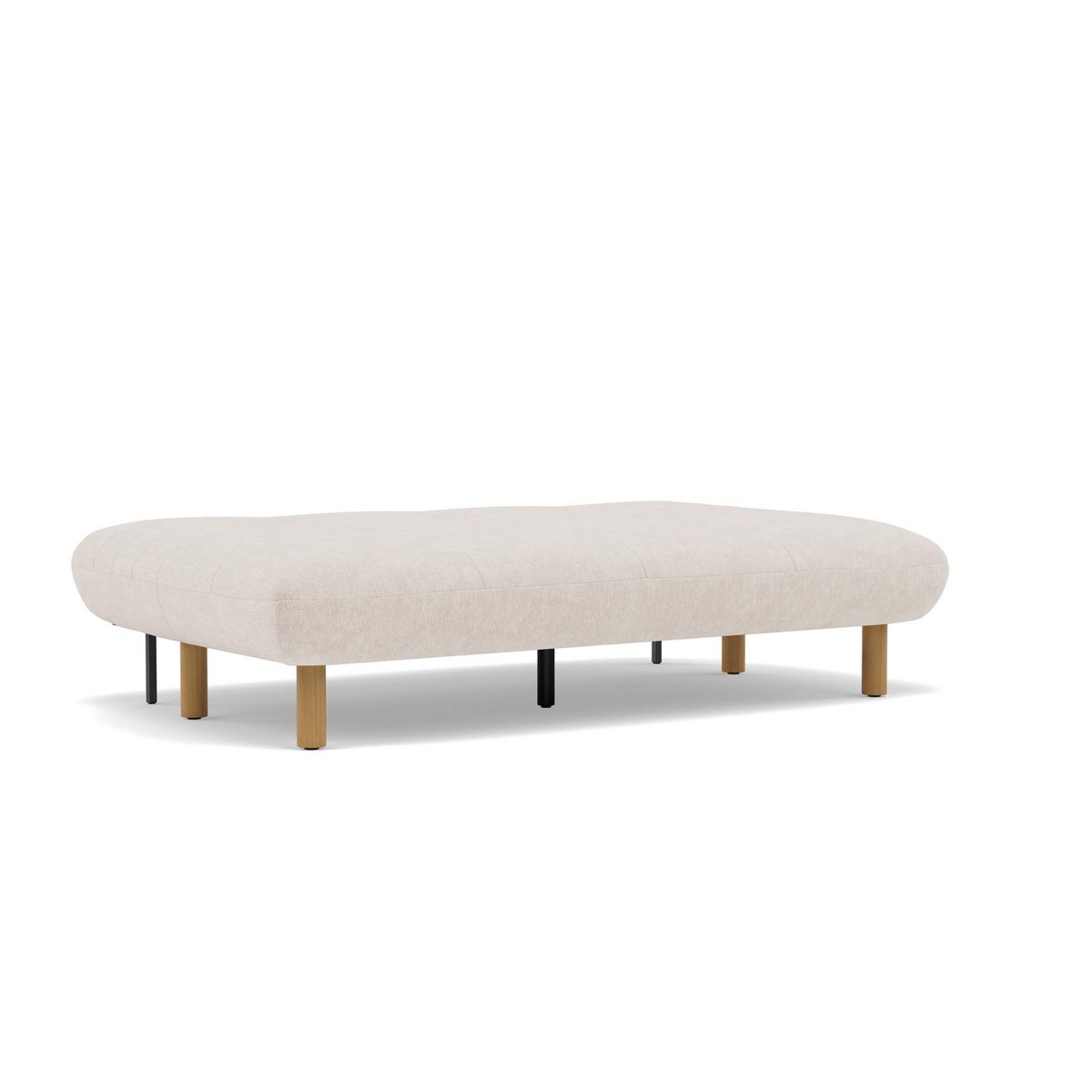 BEST MOBILIER Soan - banquette 2 places convertible clic-clac en velours texturé