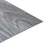 VIDAXL Planches de plancher autoadhesives 20 pcs PVC 1,86m^2 Gris clair