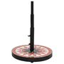 Voir la diapositive 2 : VIDAXL Base de parasol terre cuite et blanc rond 12 kg