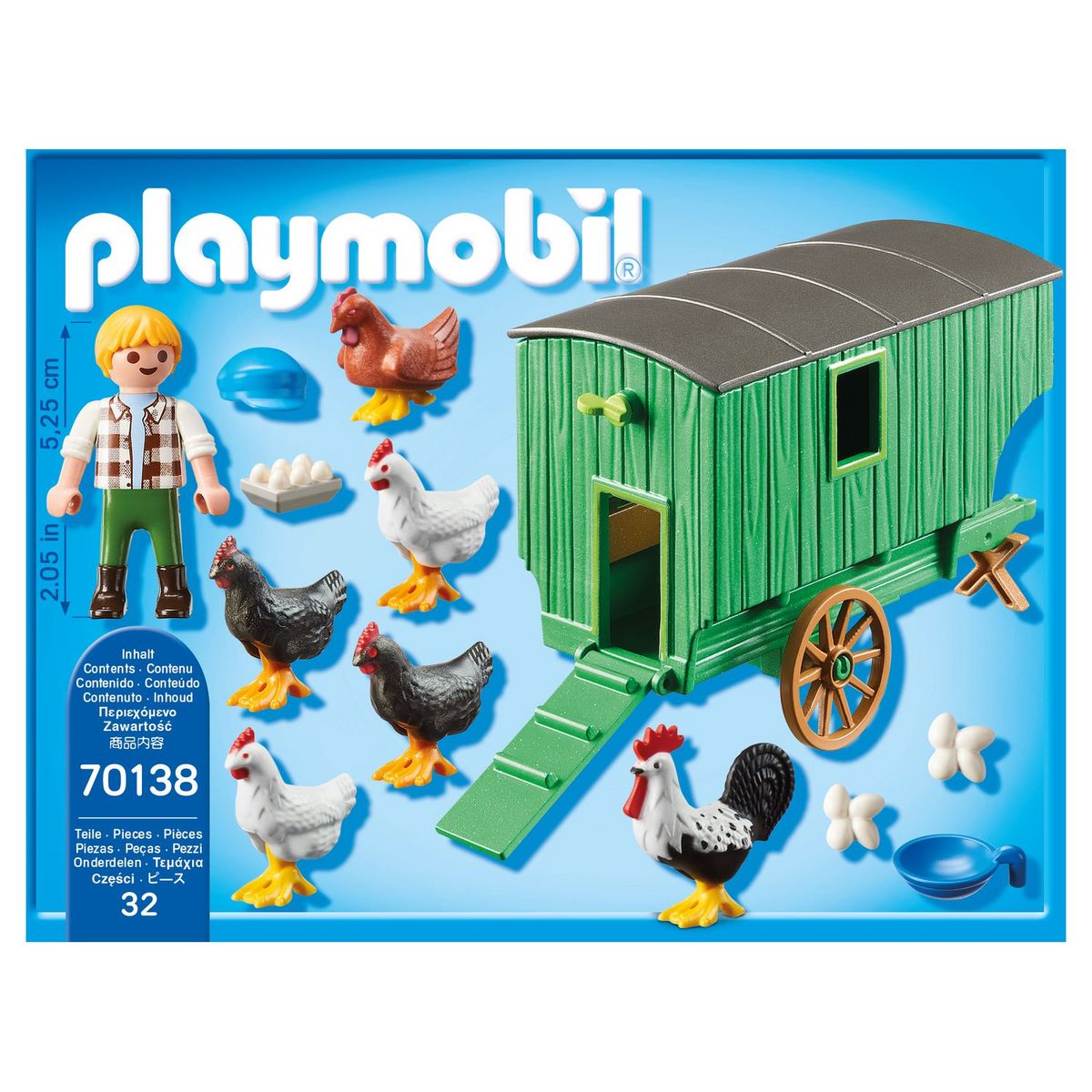 PLAYMOBIL 70138 - Country - Enfant et poulailler