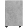 Voir la diapositive 5 : VIDAXL Armoire laterale et roues Gris beton 33x38x60cm Bois ingenierie