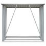 Voir la diapositive 3 : VIDAXL Abri de stockage de bois Acier galvanise 163x83x154 cm Vert