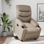Voir la diapositive 1 : VIDAXL Fauteuil inclinable Cappuccino Similicuir