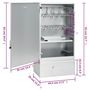 Voir la diapositive 6 : VIDAXL Fumoir a four a BBQ generateur de fumee froide acier galvanise