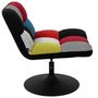 Voir la diapositive 4 : The Home Deco Factory Fauteuil de salon pivotant Askim