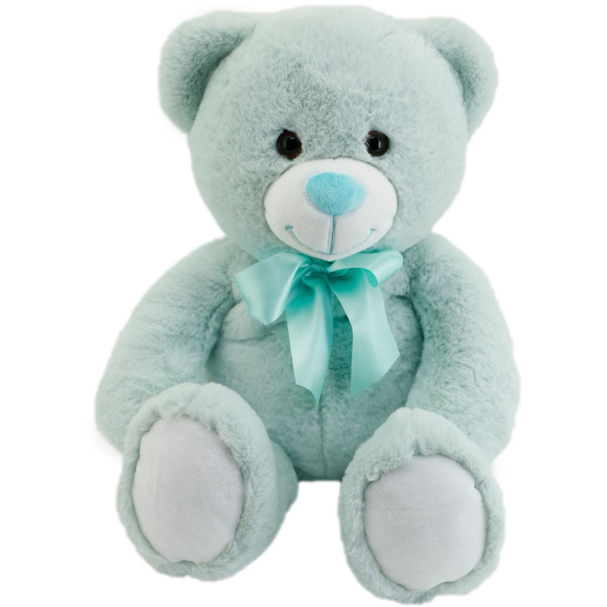 One Two Fun Ours en peluche - 50 cm - Vert