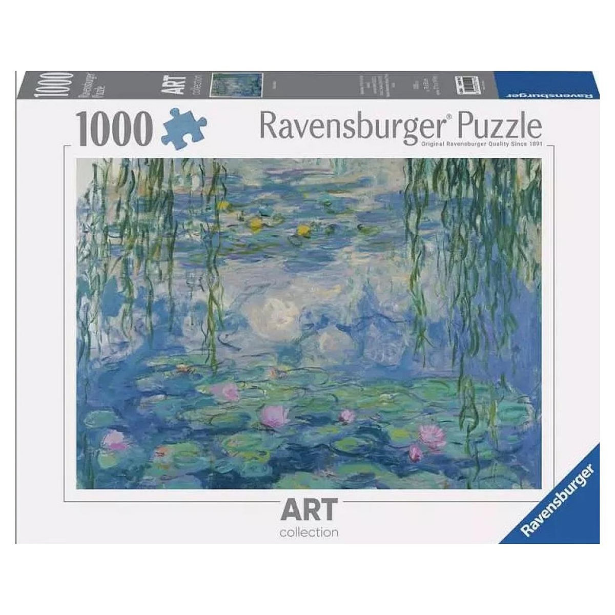 RAVENSBURGER Puzzle 1000 pieces Les Nympheas - Claude Monet