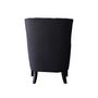 Voir la diapositive 4 : Habitat et Jardin Fauteuil Scandinave Tissu  Duchesse  - 76 x 83 x 100,5 cm - Noir