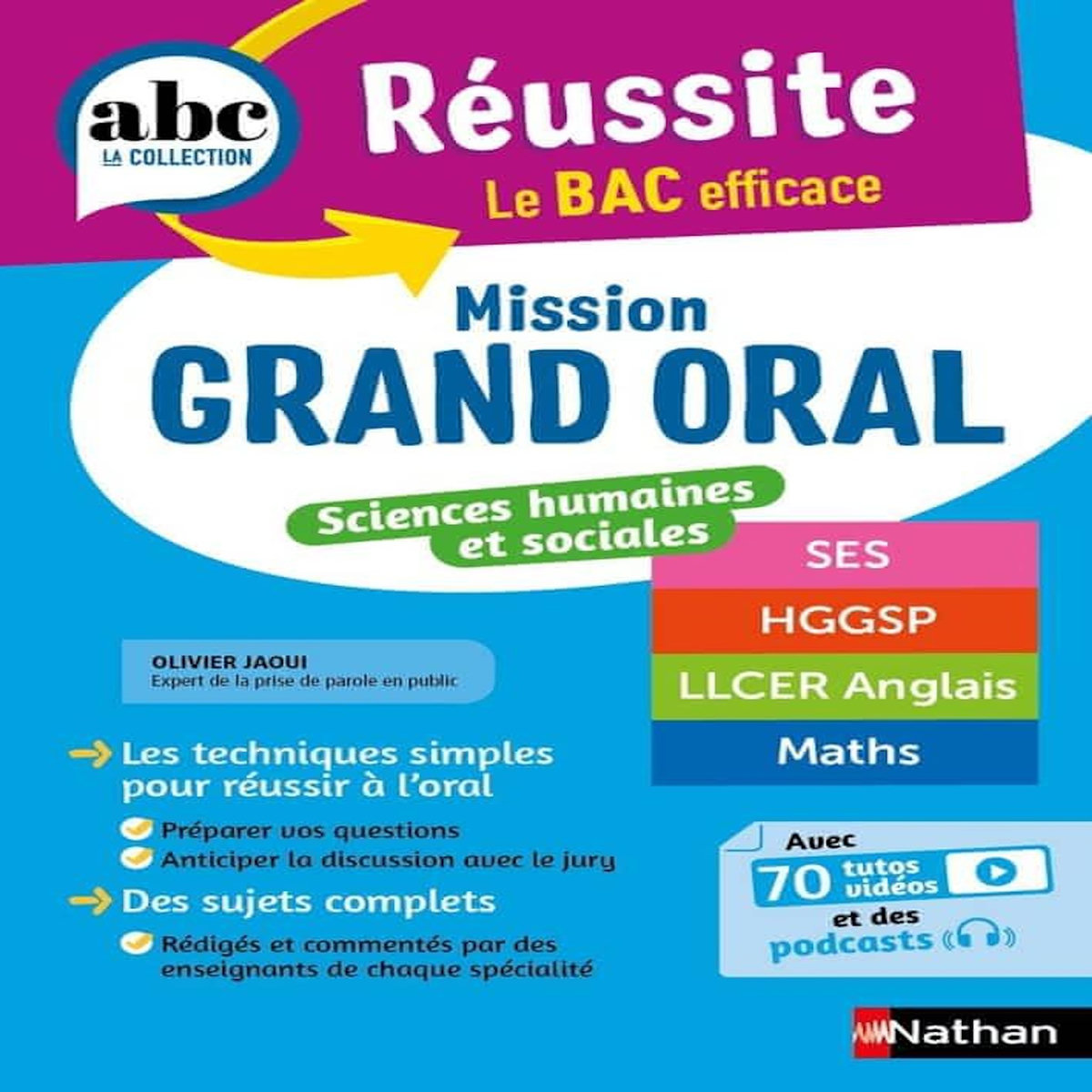 MISSION GRAND ORAL SCIENCES HUMAINES ET SOCIALES. SES, HGGSP, LLCE ANGLAIS, MATHS, Jaoui Olivier