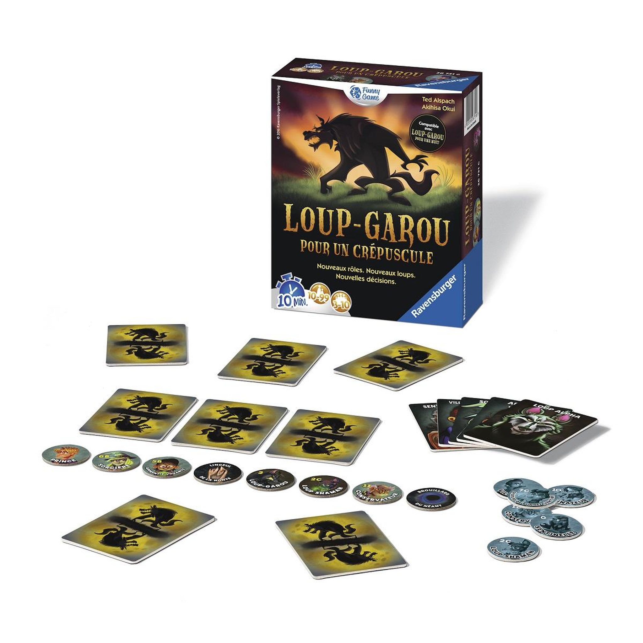 Voir la diapositive 2 : RAVENSBURGER Jeu Loup Garou pour un crépuscule