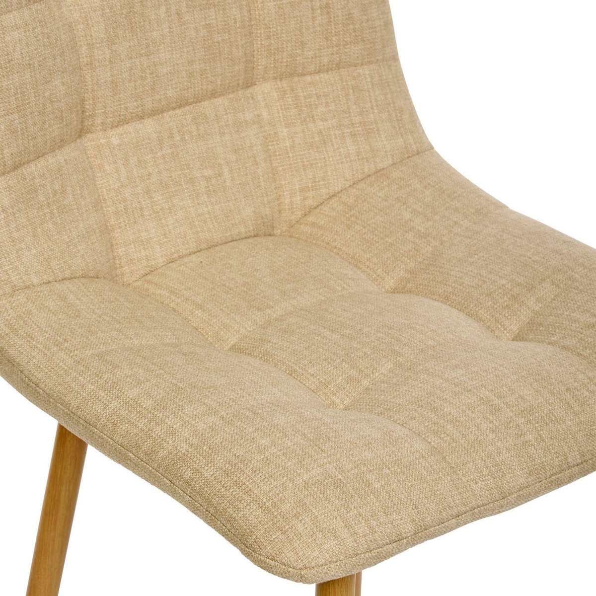 ATMOSPHERA Lot de 2 tabourets de bar SIRAC - Beige